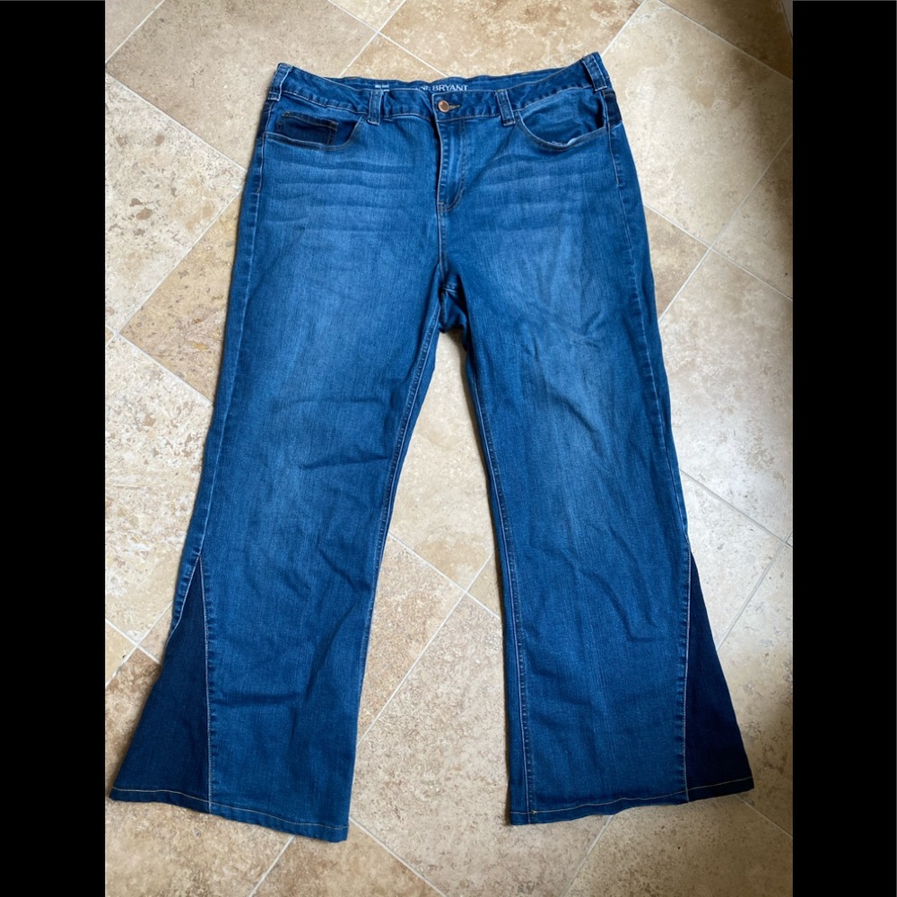 Lane Bryant mid rise flare jeans